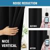 imageHVERSAILTEX 100 Blackout Curtains for Bedroom with Black Liner Full Room Darkening Curtains 96 Inches Long Thermal Insulated Back TabRod Pocket Window Drapes for Living Room 2 Panels BurgundyJet Black