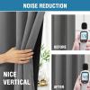 imageHVERSAILTEX 100 Blackout Curtains for Bedroom with Black Liner Full Room Darkening Curtains 96 Inches Long Thermal Insulated Back TabRod Pocket Window Drapes for Living Room 2 Panels BurgundyGrey