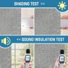 imageHVERSAILTEX 100 Blackout Linen Curtains for Bedroom 96 inch Light Blocking Drapes with Double Face Linen Back Tab Loop Pocket Textured Burlap Curtains for Living Room 2 Panels Heather Off WhiteHeather Grey