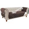 imageHVERSAILTEX 100 Waterproof Couch Cover for 3 Cushion Couch Traditional Chesterfield Sofa Cover for Dogs Furniture Protector Cover with with Extra Long Armrest Cover for Pet CatSofa GreyBeigeBrownBeige