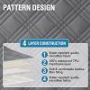imageHVERSAILTEX 100 Waterproof Couch Cover for 3 Cushion Couch Traditional Chesterfield Sofa Cover for Dogs Furniture Protector Cover with with Extra Long Armrest Cover for Pet CatSofa GreyBeigeGreyBeige