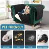 imageHVERSAILTEX 100 Waterproof Couch Cover for 3 Cushion Couch Traditional Chesterfield Sofa Cover for Dogs Furniture Protector Cover with with Extra Long Armrest Cover for Pet CatSofa GreyBeigeBlackBeige