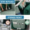 imageHVERSAILTEX 100 Waterproof Couch Cover for 3 Cushion Couch Traditional Chesterfield Sofa Cover for Dogs Furniture Protector Cover with with Extra Long Armrest Cover for Pet CatSofa GreyBeigeLily PadBeige