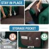imageHVERSAILTEX 100 Waterproof Couch Cover for 3 Cushion Couch Traditional Chesterfield Sofa Cover for Dogs Furniture Protector Cover with with Extra Long Armrest Cover for Pet CatSofa GreyBeigeBrownBeige