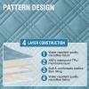 imageHVERSAILTEX 100 Waterproof Couch Cover for 3 Cushion Couch Traditional Chesterfield Sofa Cover for Dogs Furniture Protector Cover with with Extra Long Armrest Cover for Pet CatSofa GreyBeigeSmoke BlueBeige