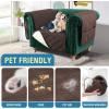 imageHVERSAILTEX 100 Waterproof Couch Cover for 3 Cushion Couch Traditional Chesterfield Sofa Cover for Dogs Furniture Protector Cover with with Extra Long Armrest Cover for Pet CatSofa GreyBeigeBrownBeige