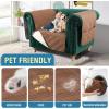 imageHVERSAILTEX 100 Waterproof Couch Cover for 3 Cushion Couch Traditional Chesterfield Sofa Cover for Dogs Furniture Protector Cover with with Extra Long Armrest Cover for Pet CatSofa GreyBeigeTerracottaBeige