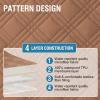 imageHVERSAILTEX 100 Waterproof Couch Cover for 3 Cushion Couch Traditional Chesterfield Sofa Cover for Dogs Furniture Protector Cover with with Extra Long Armrest Cover for Pet CatSofa GreyBeigeTerracottaBeige
