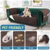 imageHVERSAILTEX 100 Waterproof Couch Cover for 3 Cushion Couch Traditional Chesterfield Sofa Cover for Dogs Furniture Protector Cover with with Extra Long Armrest Cover for Pet CatSofa GreyBeigeBrownBeige