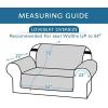 imageHVERSAILTEX 100 Waterproof Sofa Slipcover Washable Loveseat Cover for 2 Cushion Cover NonSlip Furniture Protector with Puppy Paw Silicone Backing Couch Cover for Pets Dogs Loveseat BlackBlack