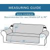 imageHVERSAILTEX 100 Waterproof Sofa Slipcover Washable Loveseat Cover for 2 Cushion Cover NonSlip Furniture Protector with Puppy Paw Silicone Backing Couch Cover for Pets Dogs Loveseat BlackSmoke Blue