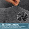 imageHVERSAILTEX 100 Waterproof Stretch Recliner Cover Electric Power Lift Recliner Chair Cover for Elderly People with Side Pocket Soft Thick Jacquard Medium Stone BlueGrey