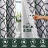 imageHVERSAILTEX Blackout Curtains Printed Design 84 Inch Length 2 Panels Set Thermal Insulated Curtains for Bedroom Living Room Geometric Modern Grommet Window Drapes  Taupe and BrownHunter Green  Gray