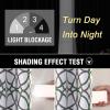 imageHVERSAILTEX Blackout Curtains Printed Design 84 Inch Length 2 Panels Set Thermal Insulated Curtains for Bedroom Living Room Geometric Modern Grommet Window Drapes  Taupe and BrownHunter Green  Gray