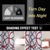 imageHVERSAILTEX Blackout Curtains Printed Design 84 Inch Length 2 Panels Set Thermal Insulated Curtains for Bedroom Living Room Geometric Modern Grommet Window Drapes  Taupe and BrownBurgundy  Gray