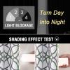 imageHVERSAILTEX Blackout Curtains Printed Design 84 Inch Length 2 Panels Set Thermal Insulated Curtains for Bedroom Living Room Geometric Modern Grommet Window Drapes  Taupe and BrownIvy  Gray