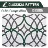 imageHVERSAILTEX Blackout Curtains Printed Design 84 Inch Length 2 Panels Set Thermal Insulated Curtains for Bedroom Living Room Geometric Modern Grommet Window Drapes  Taupe and BrownHunter Green  Gray