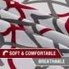 imageHVERSAILTEX Blackout Curtains Printed Design 84 Inch Length 2 Panels Set Thermal Insulated Curtains for Bedroom Living Room Geometric Modern Grommet Window Drapes  Taupe and BrownBurgundy  Gray