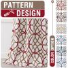 imageHVERSAILTEX Blackout Curtains Printed Design 84 Inch Length 2 Panels Set Thermal Insulated Curtains for Bedroom Living Room Geometric Modern Grommet Window Drapes  Taupe and BrownRed  Taupe