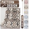 imageHVERSAILTEX Blackout Curtains Printed Design 84 Inch Length 2 Panels Set Thermal Insulated Curtains for Bedroom Living Room Geometric Modern Grommet Window Drapes  Taupe and BrownBrown  Taupe