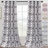 imageHVERSAILTEX Blackout Curtains Printed Design 84 Inch Length 2 Panels Set Thermal Insulated Curtains for Bedroom Living Room Geometric Modern Grommet Window Drapes  Taupe and BrownBrown  Gray