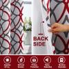 imageHVERSAILTEX Blackout Curtains Printed Design 84 Inch Length 2 Panels Set Thermal Insulated Curtains for Bedroom Living Room Geometric Modern Grommet Window Drapes  Taupe and BrownBurgundy  Gray
