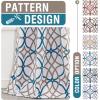 imageHVERSAILTEX Blackout Curtains Printed Design 84 Inch Length 2 Panels Set Thermal Insulated Curtains for Bedroom Living Room Geometric Modern Grommet Window Drapes  Taupe and BrownTeal  Taupe