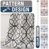 imageHVERSAILTEX Blackout Curtains Printed Design 84 Inch Length 2 Panels Set Thermal Insulated Curtains for Bedroom Living Room Geometric Modern Grommet Window Drapes  Taupe and BrownNavy  Gray