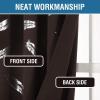 imageHVERSAILTEX Blackout Curtains for Bedroom Foil Print Twig Tree Branch Thermal Insulated Grommet Curtain Drapes Light Blocking Thick Soft Window Curtains for Living 52 x 84 Inch 2 Panels SageFoil Feather in Brown