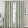 imageHVERSAILTEX Blackout Curtains for Bedroom Foil Print Twig Tree Branch Thermal Insulated Grommet Curtain Drapes Light Blocking Thick Soft Window Curtains for Living 52 x 84 Inch 2 Panels SageSage