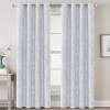 imageHVERSAILTEX Blackout Curtains for Bedroom Foil Print Twig Tree Branch Thermal Insulated Grommet Curtain Drapes Light Blocking Thick Soft Window Curtains for Living 52 x 84 Inch 2 Panels SageGreyish White