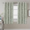 imageHVERSAILTEX Blackout Curtains for Bedroom Foil Print Twig Tree Branch Thermal Insulated Grommet Curtain Drapes Light Blocking Thick Soft Window Curtains for Living 52 x 84 Inch 2 Panels SageSage