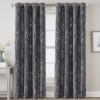 imageHVERSAILTEX Blackout Curtains for Bedroom Foil Print Twig Tree Branch Thermal Insulated Grommet Curtain Drapes Light Blocking Thick Soft Window Curtains for Living 52 x 84 Inch 2 Panels SageCharcoal Gray