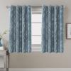 imageHVERSAILTEX Blackout Curtains for Bedroom Foil Print Twig Tree Branch Thermal Insulated Grommet Curtain Drapes Light Blocking Thick Soft Window Curtains for Living 52 x 84 Inch 2 Panels SageStone Blue