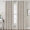 imageHVERSAILTEX Blackout Curtains for Bedroom Foil Print Twig Tree Branch Thermal Insulated Grommet Curtain Drapes Light Blocking Thick Soft Window Curtains for Living 52 x 84 Inch 2 Panels SageStone