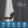 imageHVERSAILTEX Blackout Curtains for Bedroom Foil Print Twig Tree Branch Thermal Insulated Grommet Curtain Drapes Light Blocking Thick Soft Window Curtains for Living 52 x 84 Inch 2 Panels SagePure White