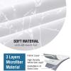 imageHVERSAILTEX Blackout Curtains for Bedroom Foil Print Twig Tree Branch Thermal Insulated Grommet Curtain Drapes Light Blocking Thick Soft Window Curtains for Living 52 x 84 Inch 2 Panels SagePure White
