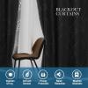 imageHVERSAILTEX Blackout Curtains for Bedroom Foil Print Twig Tree Branch Thermal Insulated Grommet Curtain Drapes Light Blocking Thick Soft Window Curtains for Living 52 x 84 Inch 2 Panels SageGrey