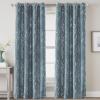 imageHVERSAILTEX Blackout Curtains for Bedroom Foil Print Twig Tree Branch Thermal Insulated Grommet Curtain Drapes Light Blocking Thick Soft Window Curtains for Living 52 x 84 Inch 2 Panels SageStone Blue