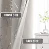 imageHVERSAILTEX Blackout Curtains for Bedroom Foil Print Twig Tree Branch Thermal Insulated Grommet Curtain Drapes Light Blocking Thick Soft Window Curtains for Living 52 x 84 Inch 2 Panels SageStone