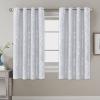 imageHVERSAILTEX Blackout Curtains for Bedroom Foil Print Twig Tree Branch Thermal Insulated Grommet Curtain Drapes Light Blocking Thick Soft Window Curtains for Living 52 x 84 Inch 2 Panels SageGreyish White