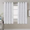 imageHVERSAILTEX Blackout Curtains for Bedroom Foil Print Twig Tree Branch Thermal Insulated Grommet Curtain Drapes Light Blocking Thick Soft Window Curtains for Living 52 x 84 Inch 2 Panels SagePure White