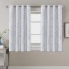 imageHVERSAILTEX Blackout Curtains for Bedroom Foil Print Twig Tree Branch Thermal Insulated Grommet Curtain Drapes Light Blocking Thick Soft Window Curtains for Living 52 x 84 Inch 2 Panels SageGreyish White