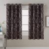 imageHVERSAILTEX Blackout Curtains for Bedroom Foil Print Twig Tree Branch Thermal Insulated Grommet Curtain Drapes Light Blocking Thick Soft Window Curtains for Living 52 x 84 Inch 2 Panels SageBrown