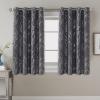 imageHVERSAILTEX Blackout Curtains for Bedroom Foil Print Twig Tree Branch Thermal Insulated Grommet Curtain Drapes Light Blocking Thick Soft Window Curtains for Living 52 x 84 Inch 2 Panels SageCharcoal Gray