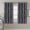 imageHVERSAILTEX Blackout Curtains for Bedroom Foil Print Twig Tree Branch Thermal Insulated Grommet Curtain Drapes Light Blocking Thick Soft Window Curtains for Living 52 x 84 Inch 2 Panels SageCharcoal Gray
