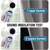 imageHVERSAILTEX Blackout Curtains for Windows Super HeavyDuty Lined Darkness Drapes for Bedroom Privacy Assured Window Treatment for Patio Pack of 2 52 x 108 inch White Front with White LinerGrey