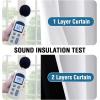 imageHVERSAILTEX Blackout Curtains for Windows Super HeavyDuty Lined Darkness Drapes for Bedroom Privacy Assured Window Treatment for Patio Pack of 2 52 x 108 inch White Front with White LinerWhiteBlack