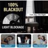 imageHVERSAILTEX Blackout Curtains for Windows Super HeavyDuty Lined Darkness Drapes for Bedroom Privacy Assured Window Treatment for Patio Pack of 2 52 x 108 inch White Front with White LinerSage
