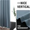 imageHVERSAILTEX Blackout Curtains for Windows Super HeavyDuty Lined Darkness Drapes for Bedroom Privacy Assured Window Treatment for Patio Pack of 2 52 x 108 inch White Front with White LinerStone Blue